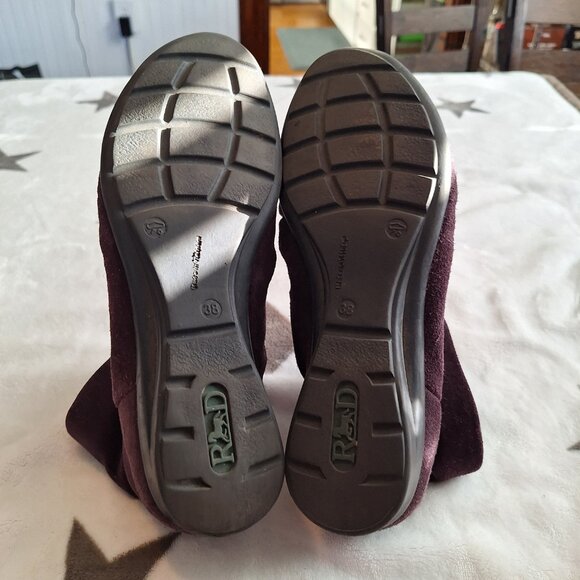 Remonte Dorndorf Ankle Boots Women’s 38 US 7-8‎ Purple Slouch Biker Moto - Picture 5 of 11